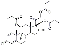 BetaMethasone 11,17,21-Tripropionate-d15 结构式