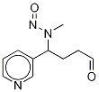4-[N-(Methyl-d3)-N-nitrosamino]-4-(3-pyridyl)butanal 结构式