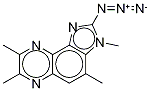 2-Azido-3,4,7,8-tetramethyl-3H-imidazo[4,5-f]quinoxaline-d3 结构式