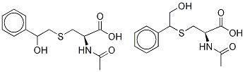 N-Acetyl-S-(2-hydroxy-1-phenylethyl)-L-cysteine-13C6 +
N-Acetyl-S-(2-hydroxy-2-phenylethyl)-L-cysteine-13C6 (Mixture) 结构式