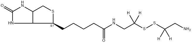 BIOTINYL CYSTAMINE-D4 结构式