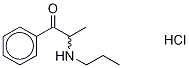 2-(Propylamino)propiophenone-d7 Hydrochloride 结构式