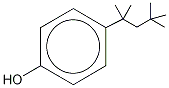 4-tert-Octylphenol-13C6 结构式