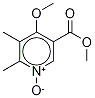 5,6-DiMethyl-4-Methoxy-nicotinic Acid Methyl Ester 1-Oxide 结构式