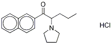 2-Naphthyl Pyrovalerone-d8 Hydrochloride 结构式