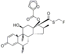 Fluticasone-d5 Furoate 结构式