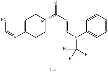 RAMOSETRON-D3 HYDROCHLORIDE 结构式