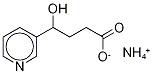 1-(3-Pyridyl)-1-butanol-4-carboxylic Acid-13C6 AMMoniuM Salt 结构式