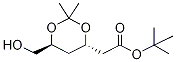 (4S,6S)-6-HydroxyMethyl-2,2-diMethyl-1,3-dioxane-4-acetic Acid 1,1-DiMethylethyl Ester 结构式