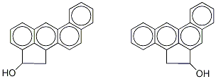 1,2-Dihydro-benz[j]aceanthrylen-2-ol and 5,6-Dihydro-benz[e]aceanthrylen-6-ol 结构式