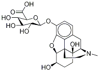 6β-Hydroxy OxyMorphol 3-β-D-Glucuronide 结构式