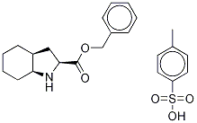 [2S-(2α,3aβ,7aβ)]-Octahydro-1H-indole-2-carboxylic Acid PhenylMethyl Ester Tosylate Salt 结构式