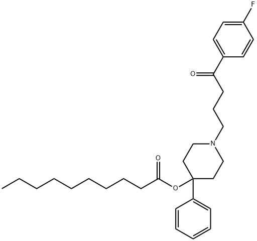 Dechloro Haloperidol Decanoate  结构式