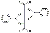 2,4:3,5-DI-O-BENZYLIDENE-L-IDARIC ACID 结构式