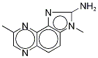 2-Amino-3,8-dimethylimidazo[4,5-f]quinoxaline-13C,15N2 结构式