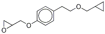 [[4-[2-(Cyclopropylmethoxy)ethyl]phenoxy]methyl]oxirane-d5 结构式