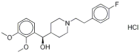 Volinanserin-d4 Hydrochloride Salt 结构式