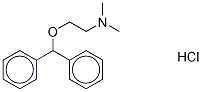 Diphenhydramine-d6 Hydrochloride 结构式