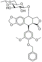 4’-O-Benzyl Etoposide-d3 结构式