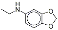 N-Ethyl-3,4-(methylenedioxy)aniline-d5 结构式