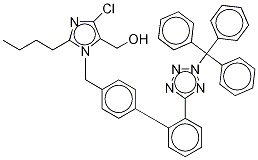 N-TRITYL LOSARTAN-D4 结构式