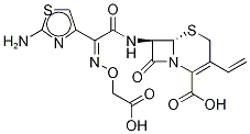 头孢克肟-13C-15N2 结构式