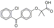 2-Chloro Fenofibric Acid-d6 结构式