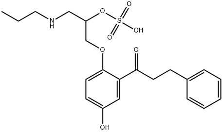 5-羟普罗帕酮硫酸盐 结构式