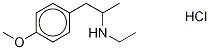 N-(Ethyl-d5)-4-Methoxy AMphetaMine Hydrochloride 结构式