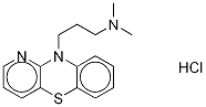 Prothipendyl-d6 Hydrochloride 结构式