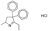 2-Ethyl-5-Methyl-3,3-diphenyl-1-pyrroline Hydrochloride HeMiMethanolate 结构式