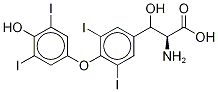 β-Hydroxy Thyroxine-13C6 结构式