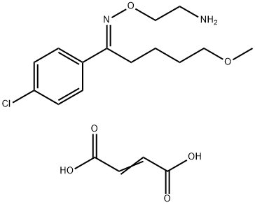 ClovoxaMine Maleate Salt
(E/Z-Mixture) 结构式