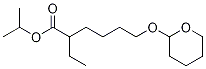 2-Ethyl-6-tetrahydropyranoxy-1-hexanoic Acid Isopropyl Ester 结构式