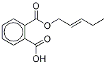 Mono(2E-pentenyl) Phthalate-d4 结构式