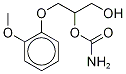 1-(HydroxyMethyl)-2-(o-Methoxyphenoxy)carbaMic Acid Ethyl Ester-d5 结构式