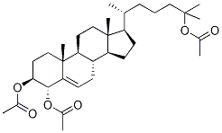 4α,25-Dihydroxy Cholesterol Triacetate 结构式