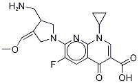 Gemifloxacin-13C2,d2 结构式