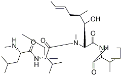 CYCLOSPORIN D-D4 结构式