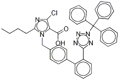 N-Trityl Losartan-d3 Carboxylic Acid 结构式