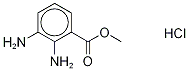 2,3-Diaminobenzoic Acid Methyl Ester Hydrochloride 结构式
