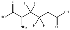 rac α-Aminoadipic Acid-d4 结构式