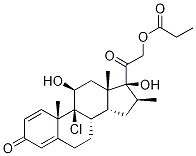 Beclomethasone 21-Propionate-d5 结构式