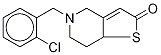 2-Oxo Ticlopidine-d4 结构式