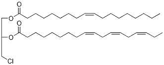 rac 1-Oleoyl-2-linolenoyl-3-chloropropanediol 结构式