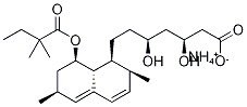 (3S,5S)-Simvastatin Hydroxy Acid Ammonium Salt 结构式