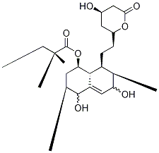 3',5'-Dihydrodiol SiMvastatin-d6
(Mixture of DiastereoMers) 结构式