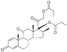 Meprednisone 17,21-Dipropionate 结构式