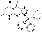 N-Trityl-4,6,7,8-tetrahydro-8-hydroxy-6-MethylpyriMido[1,2-a]purin-10(3H)-one-13C2,15N 结构式