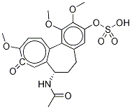 3-DeMethyl Colchicine 3-O-Sulfate 结构式